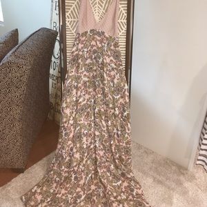 Pink Victoria’s Secret Halter maxi dress